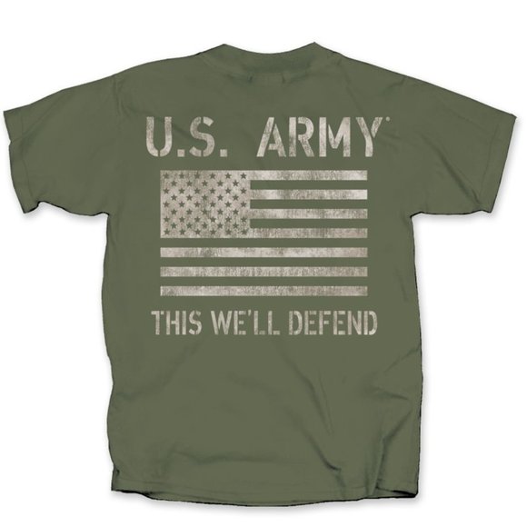 US Army Tonal Flag T-Shirt - Picture 1 of 2
